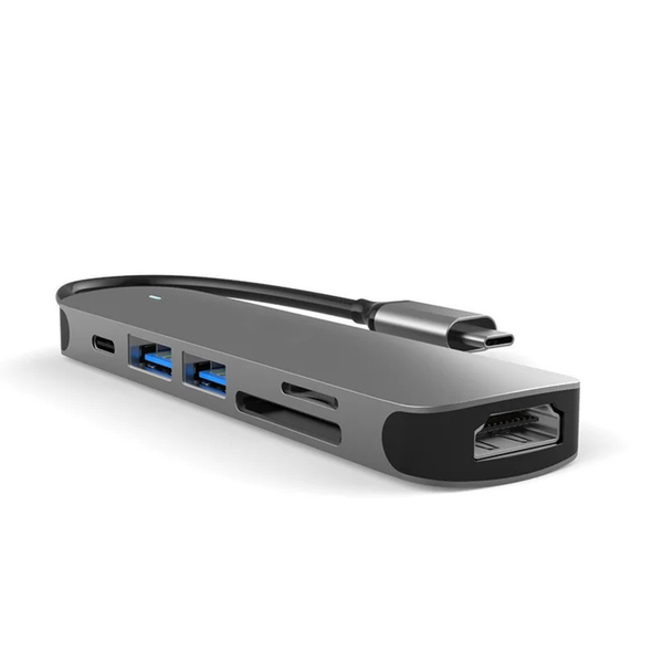 Macbook 6 In 1 USB-C Adapter - HDMI - SD - USB