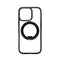 iphone 17 hoesje bumper zwart doorzichtig met magsafe ring verstelbaar #zwart