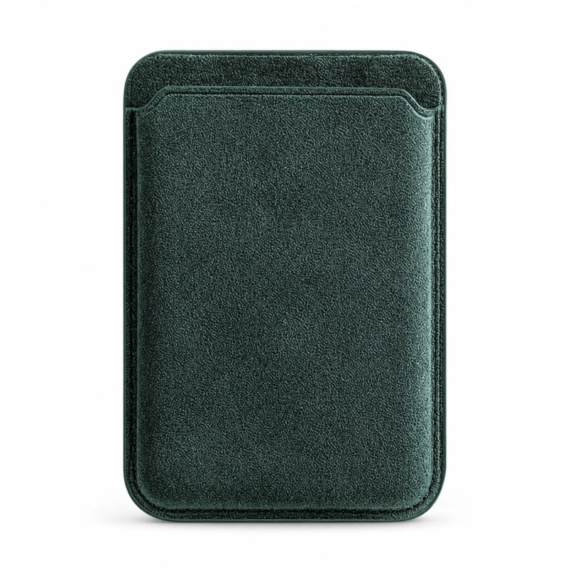 Mastersøn Magsafe wallet alcantara vooraanzicht