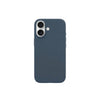 Masterson iphone 17 siliconen hoesje magsafe met microvezel voering #blauw