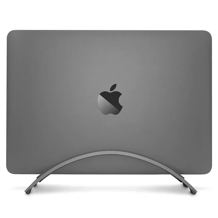Verticale laptop macboom standaard space grey anti slip stand