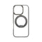 iphone 17 hoesje bumper grijs doorzichtig met magsafe ring verstelbaar #grijs