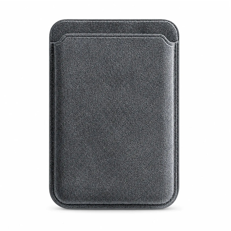 Mastersøn Magsafe wallet alcantara vooraanzicht