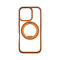 iphone 17 hoesje bumper oranje doorzichtig met magsafe ring verstelbaar #oranje