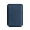 Mastersøn Magsafe wallet alcantara vooraanzicht #blauw