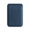 Mastersøn Magsafe wallet alcantara vooraanzicht #blauw