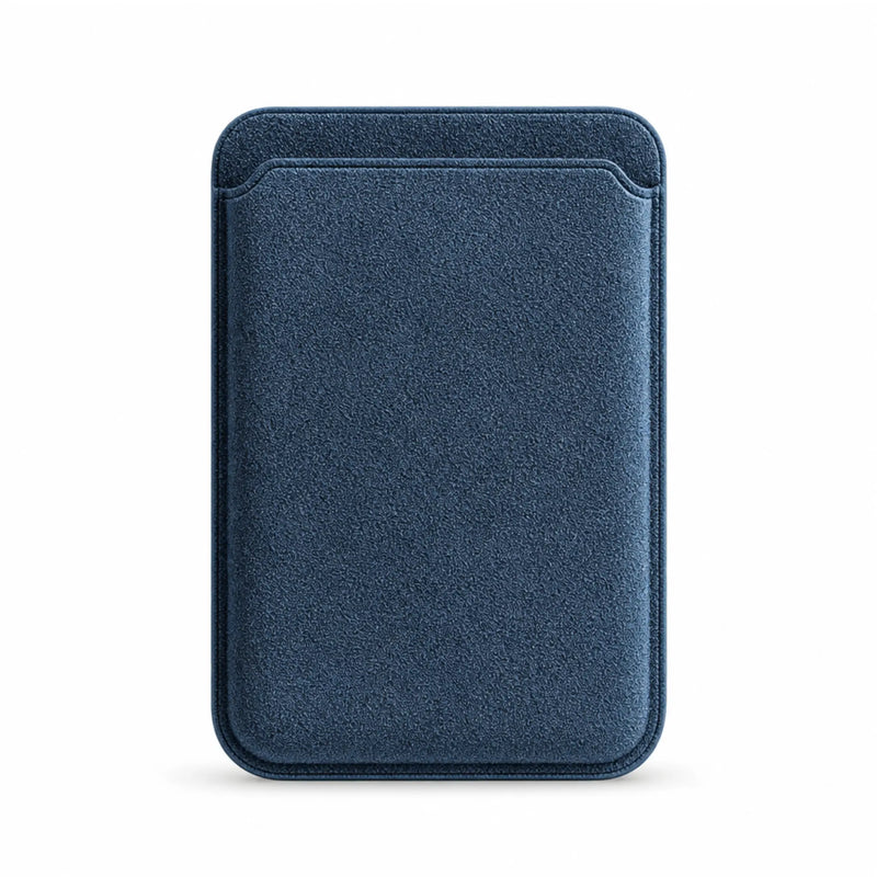 Mastersøn Magsafe wallet alcantara vooraanzicht