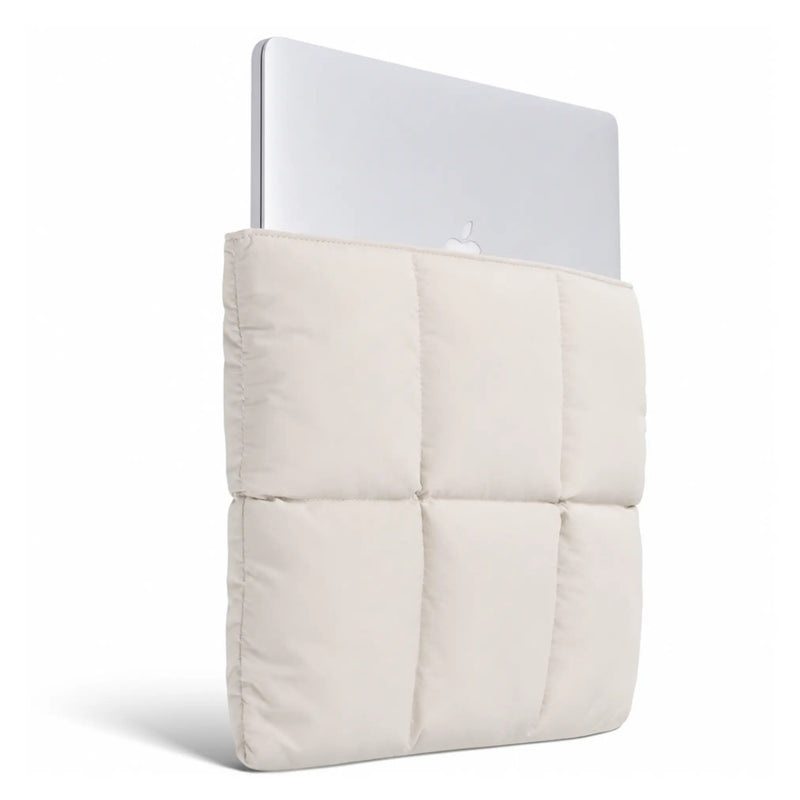 Puffy sleeve compacte design voor MacBook Air en Pro