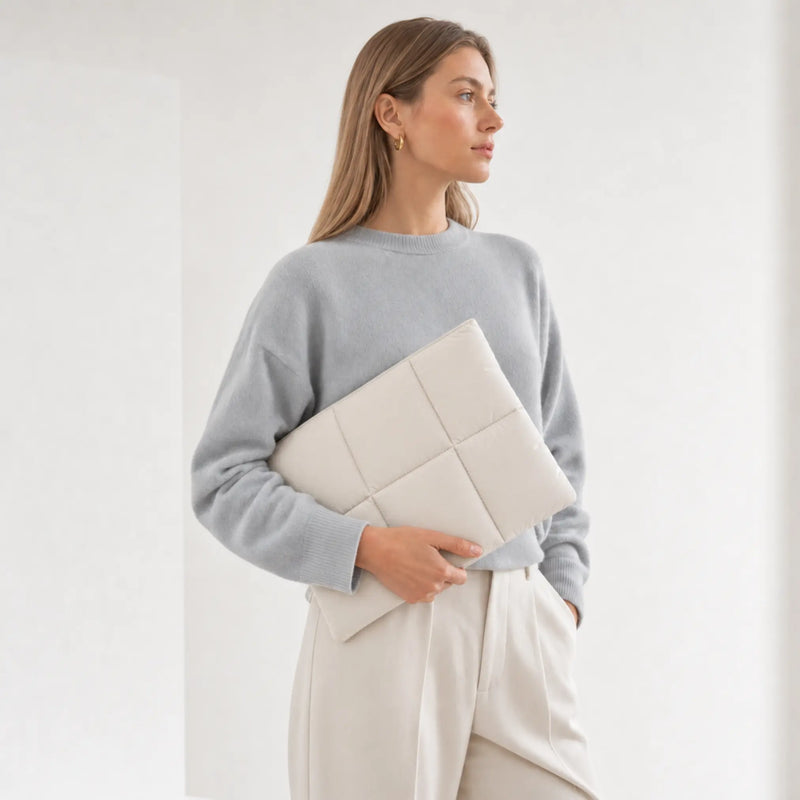 Laptop sleeve ultrazachte binnenzijde fleece