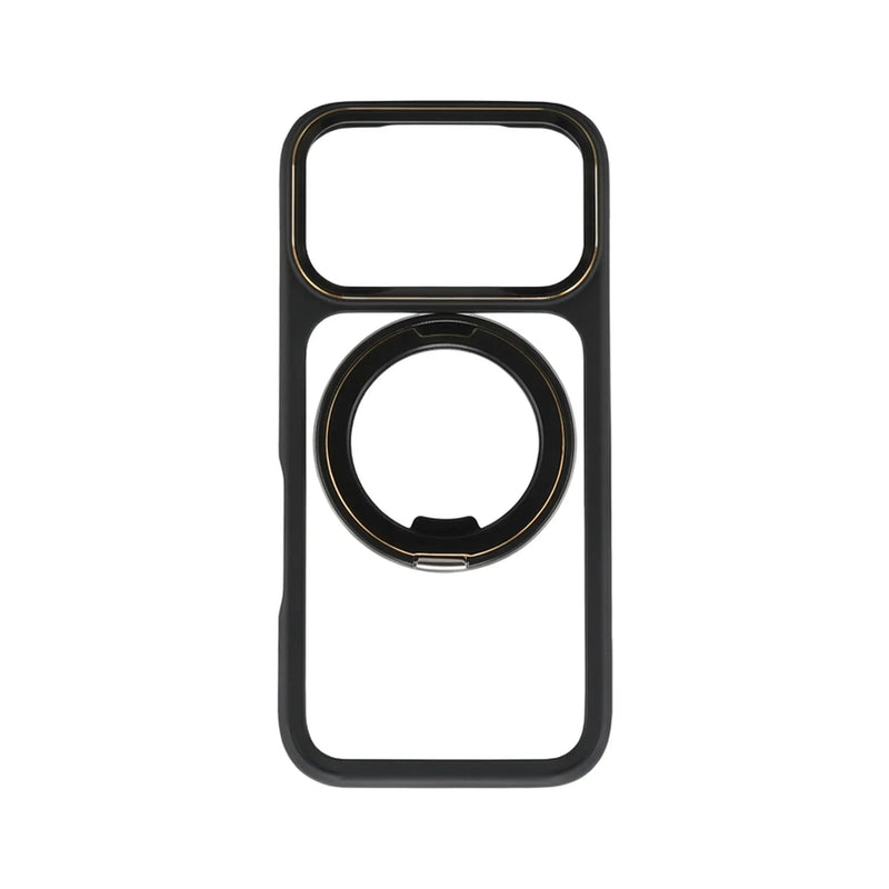 Mastersøn hoesje met standaard voor iphone 17 pro ring 360 graden verstelbaar