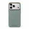 Mastersøn Alcantara Hoesje iPhone 17 Pro Max Zwart MagSafe #iPhone 17 Pro Max - Cyaan