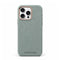 Mastersøn Alcantara iPhone 16 hoesje achteraanzicth cyaan #iPhone 16 - Cyaan