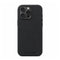 Mastersøn Alcantara iPhone 16 hoesje achteraanzicth zwart #iPhone 16 - Zwart
