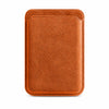 Mastersøn Magsafe wallet alcantara achteraanzicht #oranje