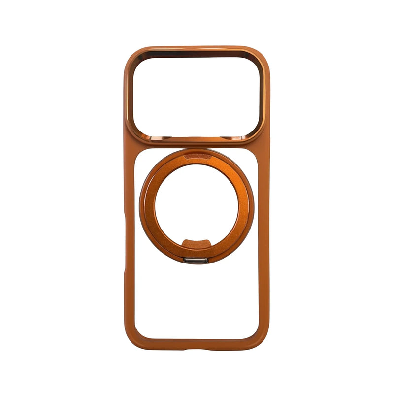 Mastersøn hoesje met standaard voor iphone 17 pro ring 360 graden verstelbaar