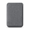 Mastersøn Magsafe wallet alcantara vooraanzicht #Licht Grijs