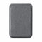 Mastersøn Magsafe wallet alcantara vooraanzicht #Licht Grijs