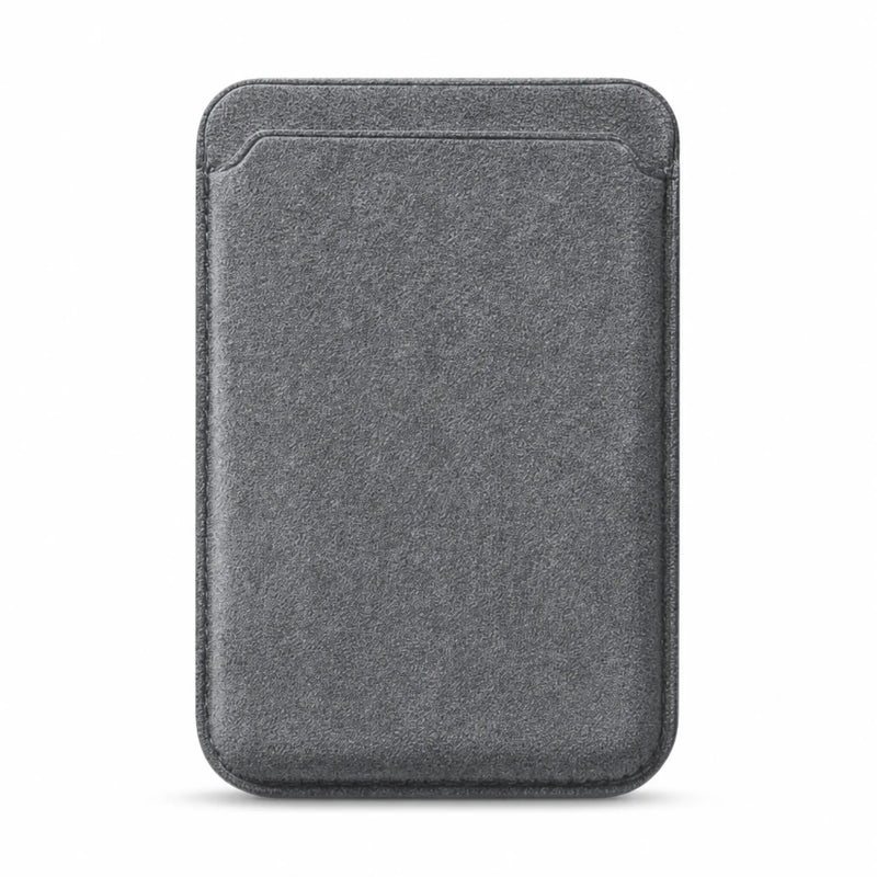 Mastersøn Magsafe wallet alcantara vooraanzicht