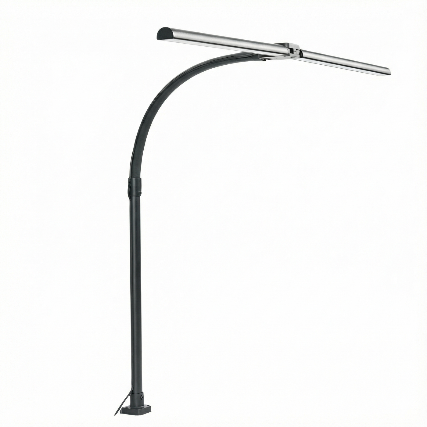 Led Bureaulamp - Dubbele Led - Verstelbaar - Zwart