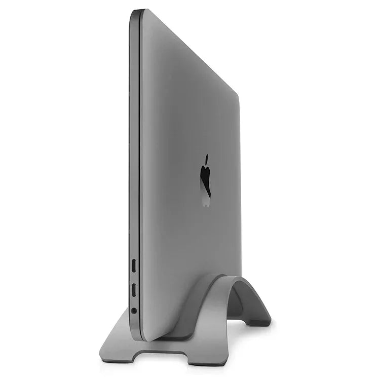 Verticale laptop macboom standaard space grey anti slip stand