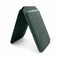 Alcantara wallet met standaard #Groen