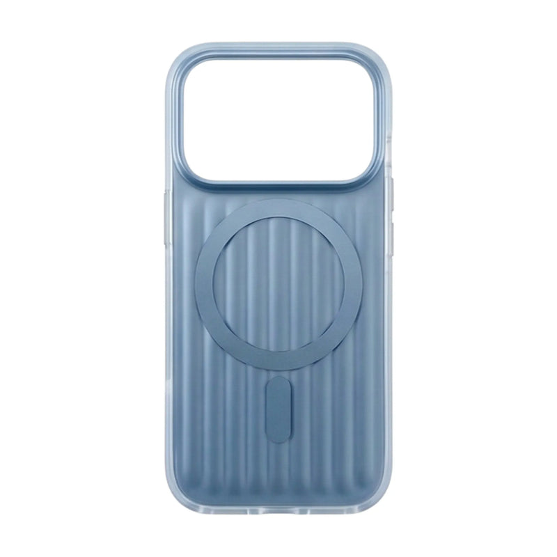 iPhone hoesje blauw iphone 17 pro max luxe met magsafe