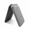 Alcantara wallet met standaard #Licht Grijs