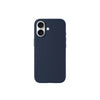 Masterson iphone 17 siliconen hoesje magsafe met microvezel voering #marineblauw