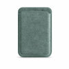 Mastersøn Magsafe wallet alcantara vooraanzicht #Cyaan