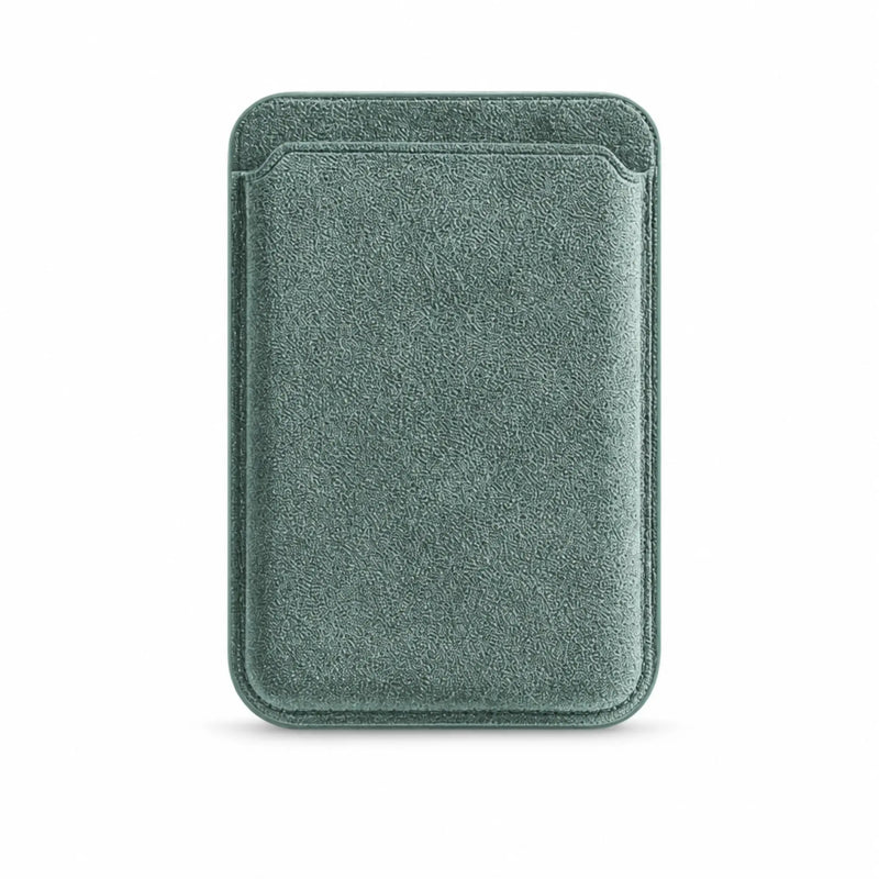 Mastersøn Magsafe wallet alcantara vooraanzicht