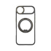 Apple iPhone 17 Air hoesje met standaard ring grijs met magsafe opladen #grijs