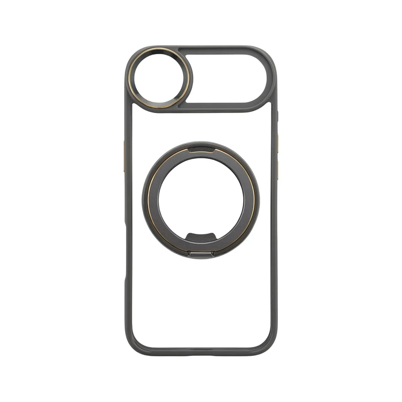Apple iPhone 17 Air hoesje met standaard ring grijs met magsafe opladen