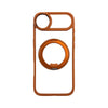 Apple iPhone 17 Air hoesje met standaard ring oranje met magsafe opladen #oranje
