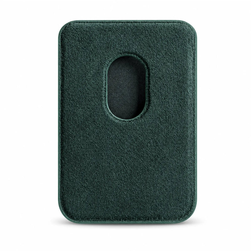 Mastersøn Magsafe wallet alcantara achteraanzicht