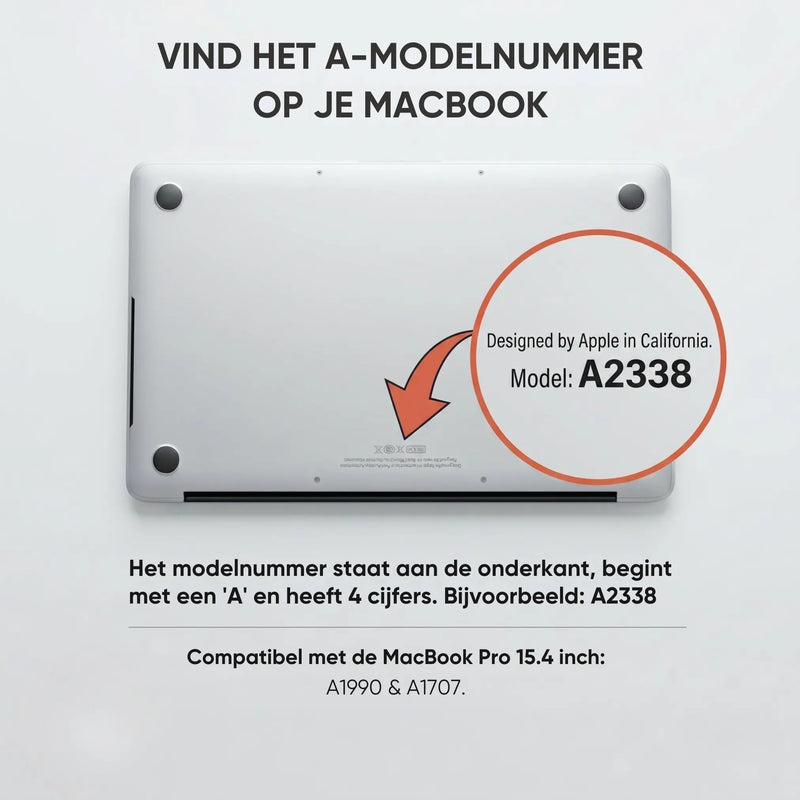 Handleiding MacBook modelnummer vindenr