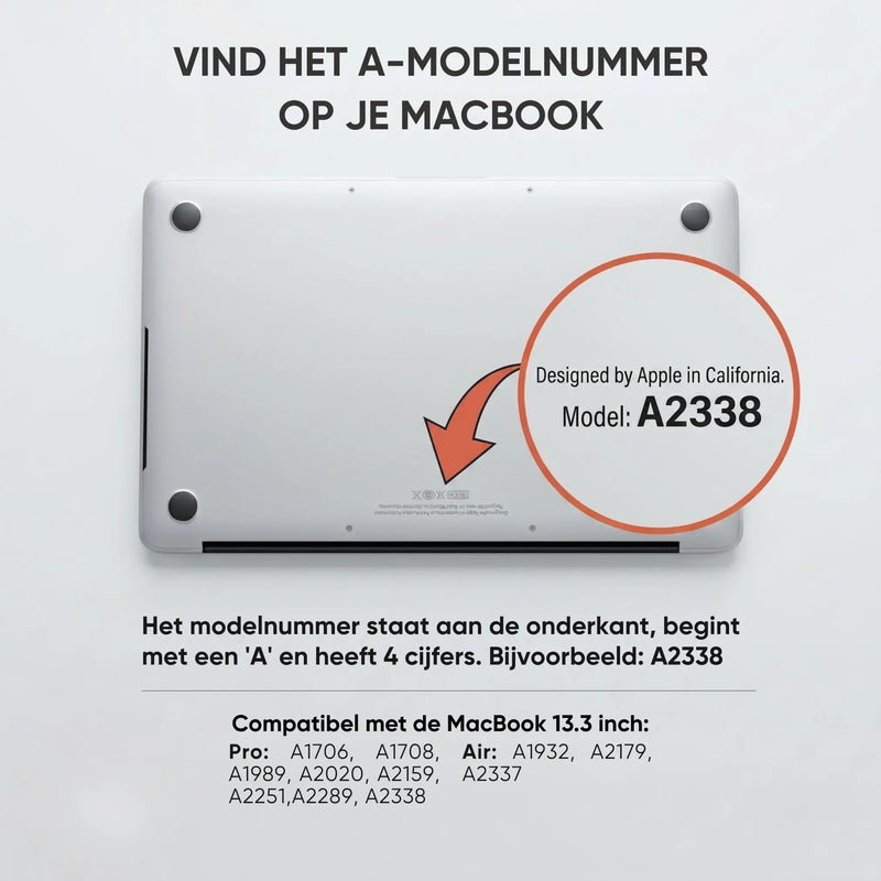 Handleiding MacBook modelnummer vinden