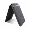 Magsafe wallet Alcantara vegan leer #Donker Grijs