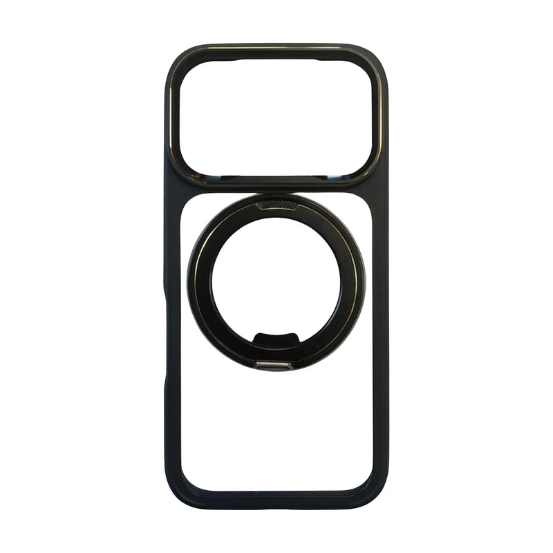 Mastersøn hoesje met standaard voor iphone 17 pro max ring 360 graden verstelbaar