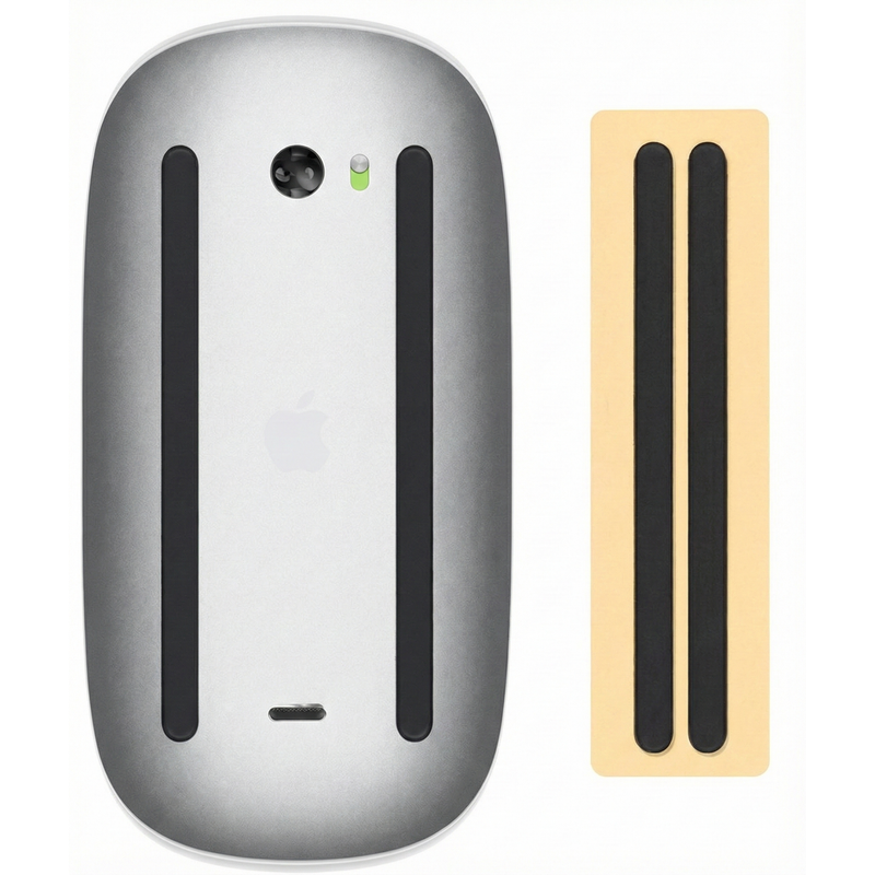 Vervangende zwarte fliders glijstrips voor apple magic mouse 2