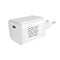 Mastersøn 65W GaN USB-C snellader schuinaanzicht wit #wit