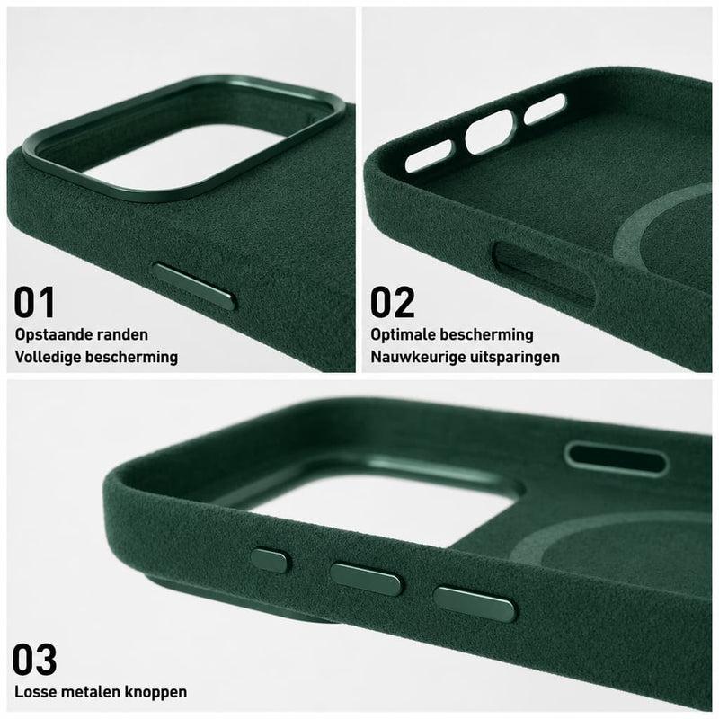 Alcantara case voor iPhone Mastersøn