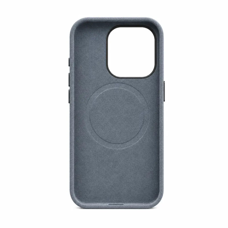 Mastersøn Alcantara Hoesje iPhone 16 Plus MagSafe Grijs