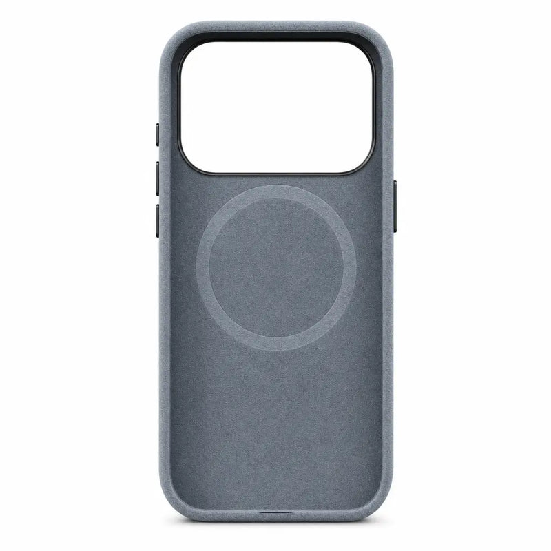 Mastersøn Alcantara Hoesje iPhone 17 Pro Grijs MagSafe