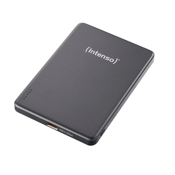Intenso MagSafe Powerbank 5000 mAh - Magnetisch & Draadloos - MW5000 #grijs