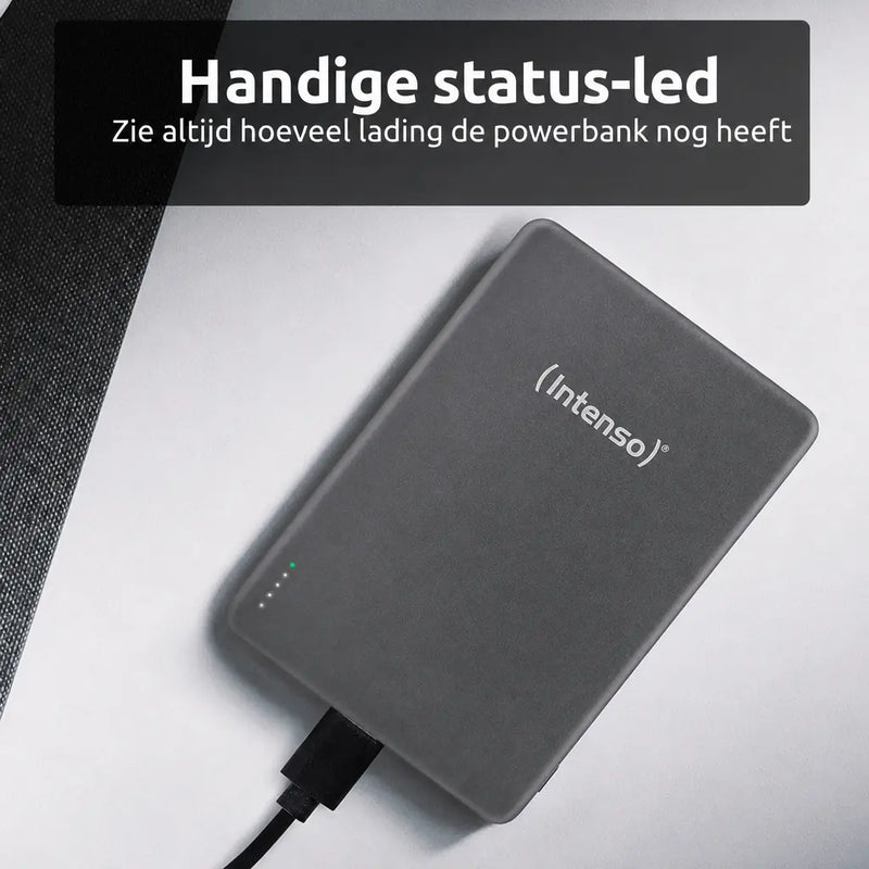 Intenso MagSafe Powerbank 10000 mAh - Magnetisch & Draadloos - MW10000
