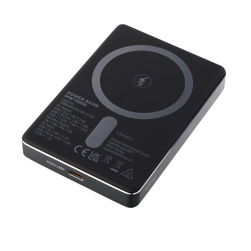 Intenso MagSafe Powerbank 10000 mAh - Magnetisch & Draadloos - MW10000