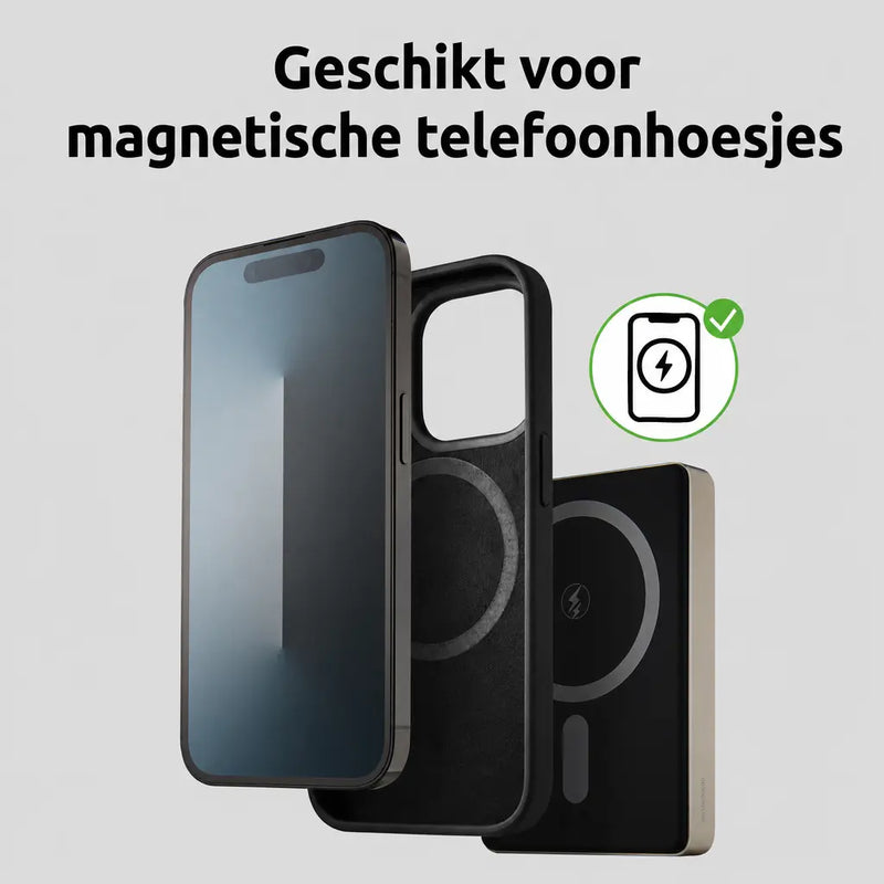 Intenso MagSafe Powerbank 10000 mAh - Magnetisch & Draadloos - MW10000