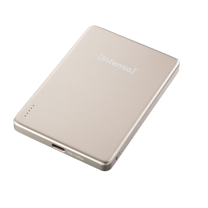 Intenso MagSafe Powerbank 5000 mAh - Magnetisch & Draadloos - MW5000