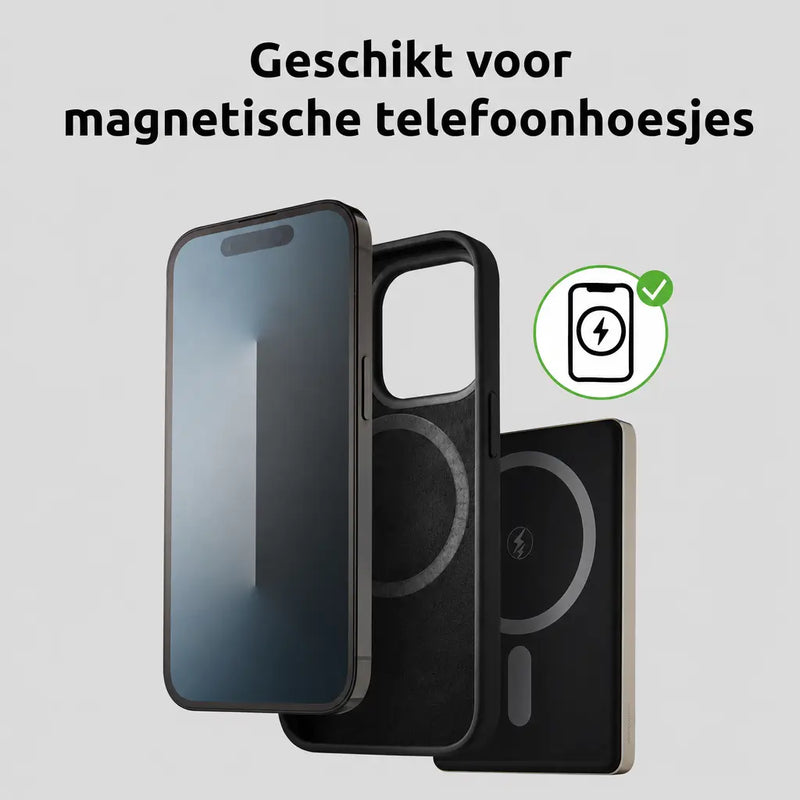 Intenso MagSafe Powerbank 5000 mAh - Magnetisch & Draadloos - MW5000