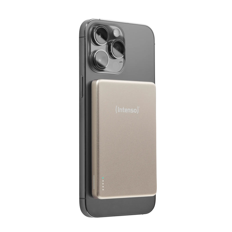 Intenso MagSafe Powerbank 5000 mAh - Magnetisch & Draadloos - MW5000